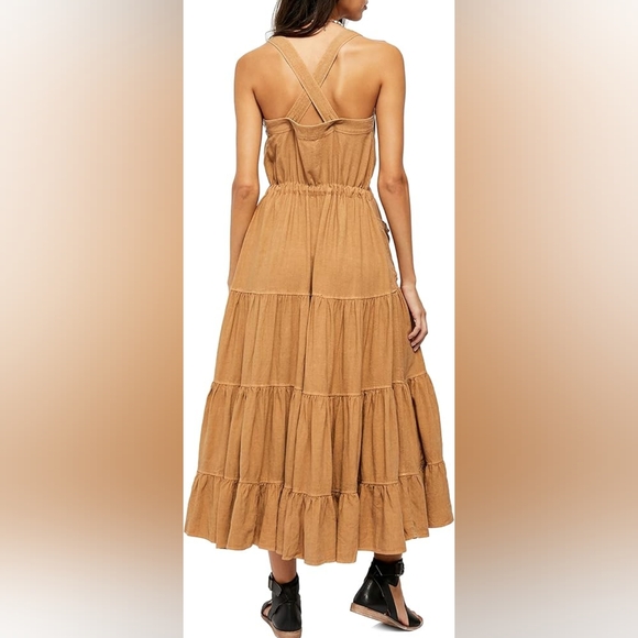 Free People Catch the Breeze Midi Dress - Picture 2 of 10